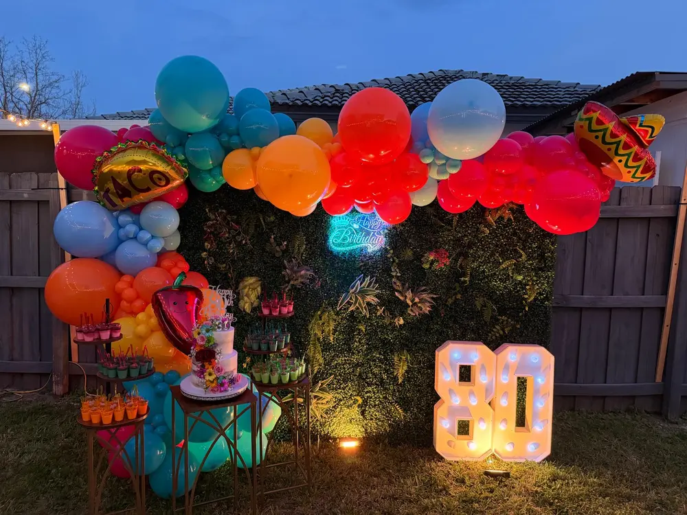 Cheers to 80! A Celebration of Flavor and Color - Image 1
